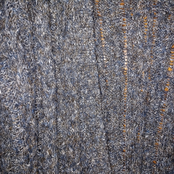 NEW CAPE JUBY Women's Medium Knit Gray/Blue Cardigan Sweater NWT - Picture 10 of 12